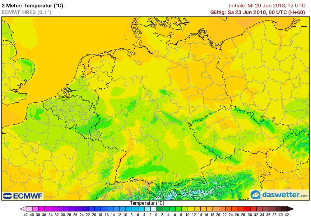 Kälteeinbruch am Wochenende
