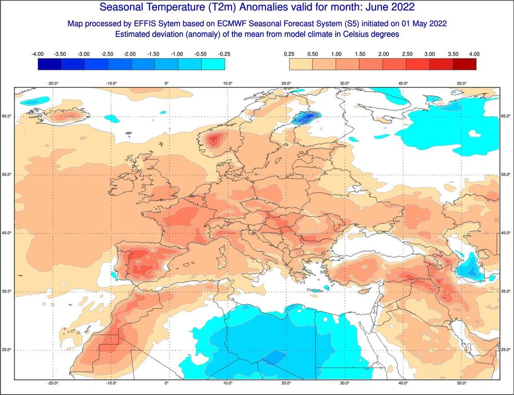 ECMWF Trend Juli 2022 ECMWF Trend Juli 2022