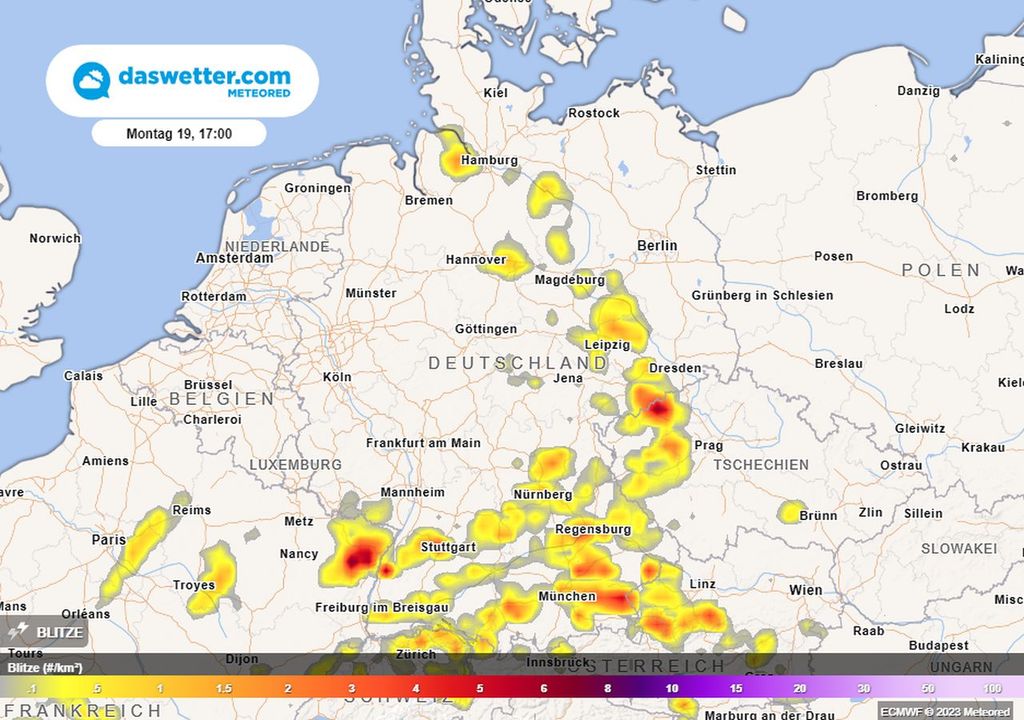 blitze, montag, deutschland blitze, montag, deutschland