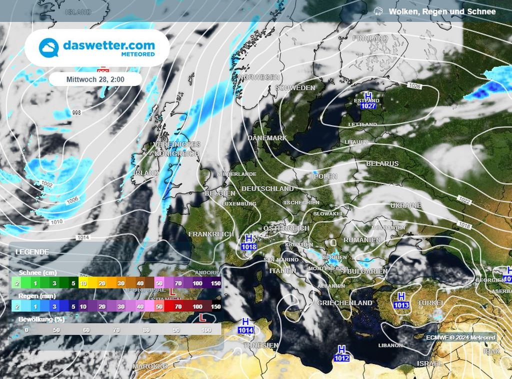 wetter, hoch, europa