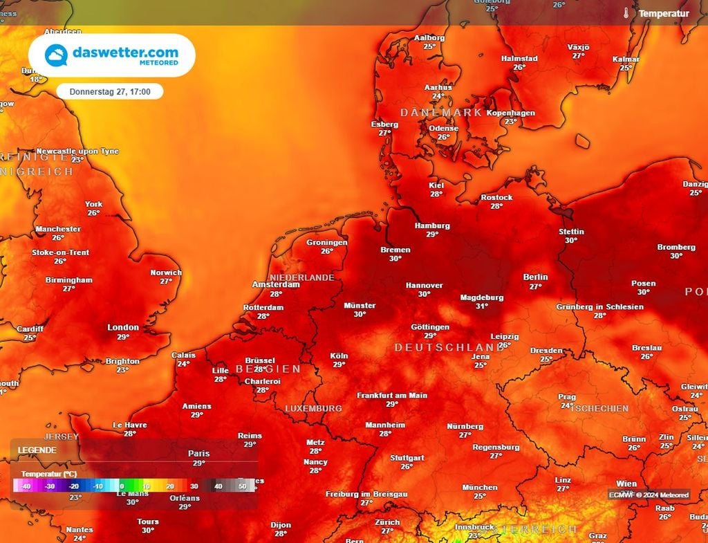 hitzewelle, deutschland, ecmwf hitzewelle, deutschland, ecmwf