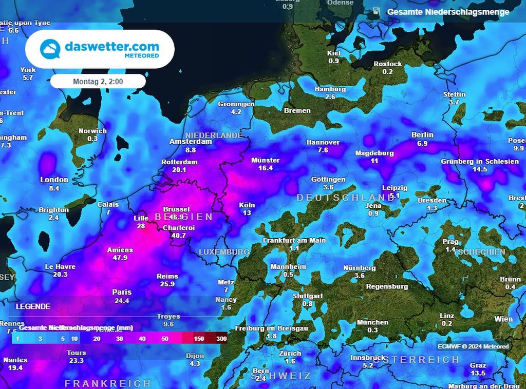 regensummen, wetter, deutschland
