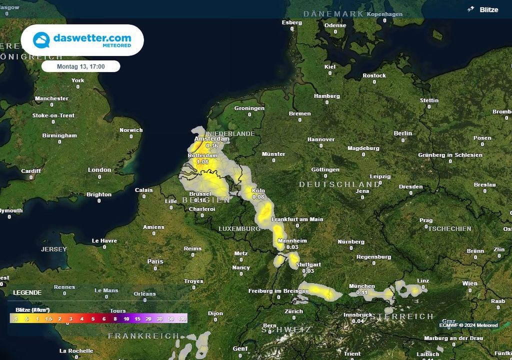 gewitter, montag, deutschland gewitter, montag, deutschland