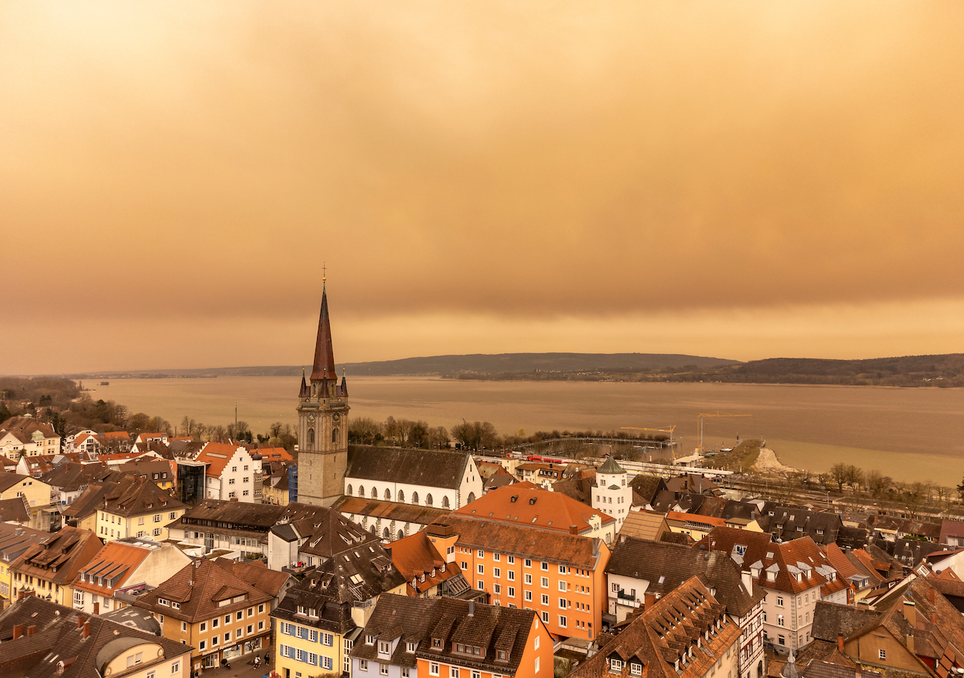 Hochdruck über Deutschland: Frühlingswärme unter einer Sahara-Staubwolke – herausfordernde Luftqualität!
