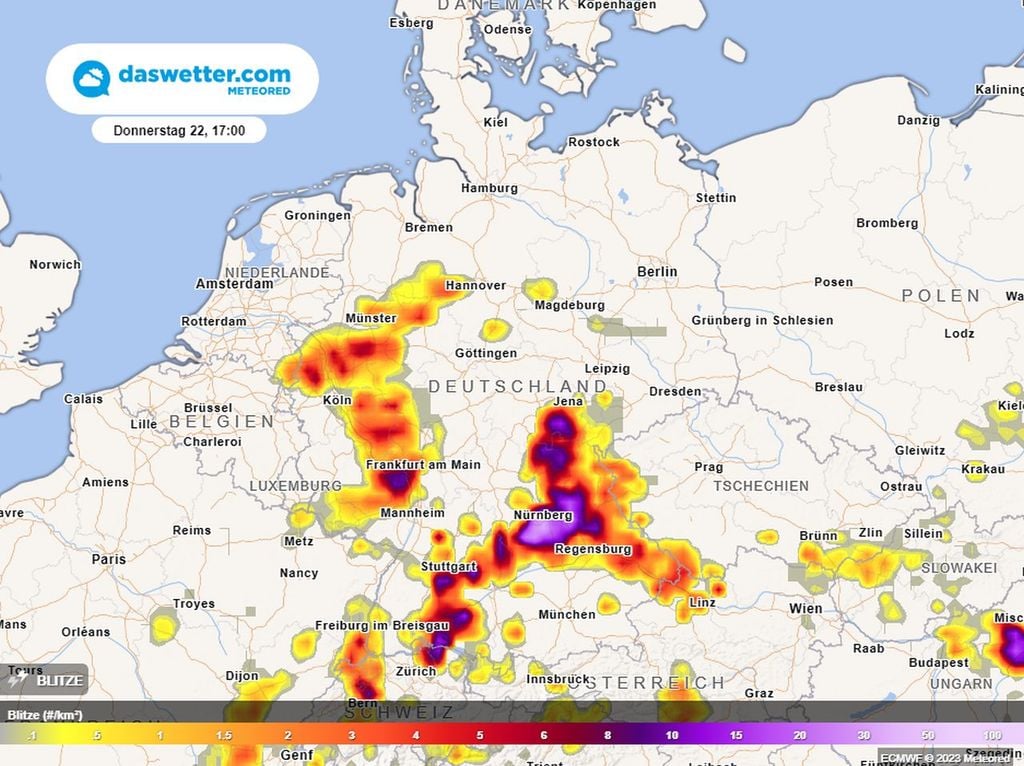 Höchste Unwetterwarnstufe: Extreme Unwetter In Deutschland! Sogar ...