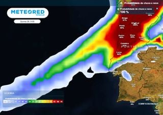 Hoje e amanhã serão estas as zonas de Portugal mais afetadas pela chuva, avisa João Tomás: "mais de 100 mm acumulados"