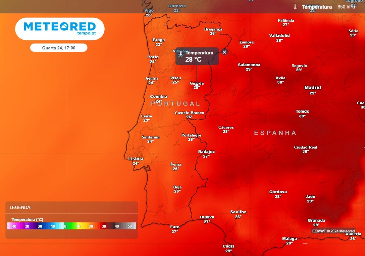Hoje e amanhã serão estas as zonas de Portugal onde o calor será mais ...