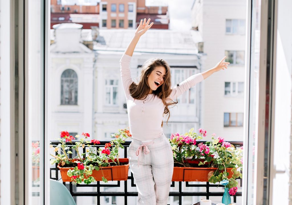 Despertando con luz de día