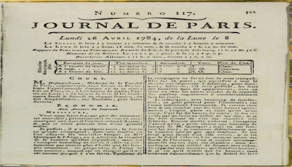 Recortado e retocado a partir de uma fotografia da edição original da revista (C 8,5“ × A 7” × L 0,25"). A fotografia foi tirada para a exposição "Images of Benjamin Franklin: As Seen By Himself and Others" na Galeria Mamdouha S. Bobst, Biblioteca Bobst, Universidade de Nova Iorque, 2006. A revista constituía a peça B-43 na galeria. De acordo com o comunicado do evento, a revista fazia parte da coleção de Stuart Karu. Domínio Público - Wikimedia Commons.