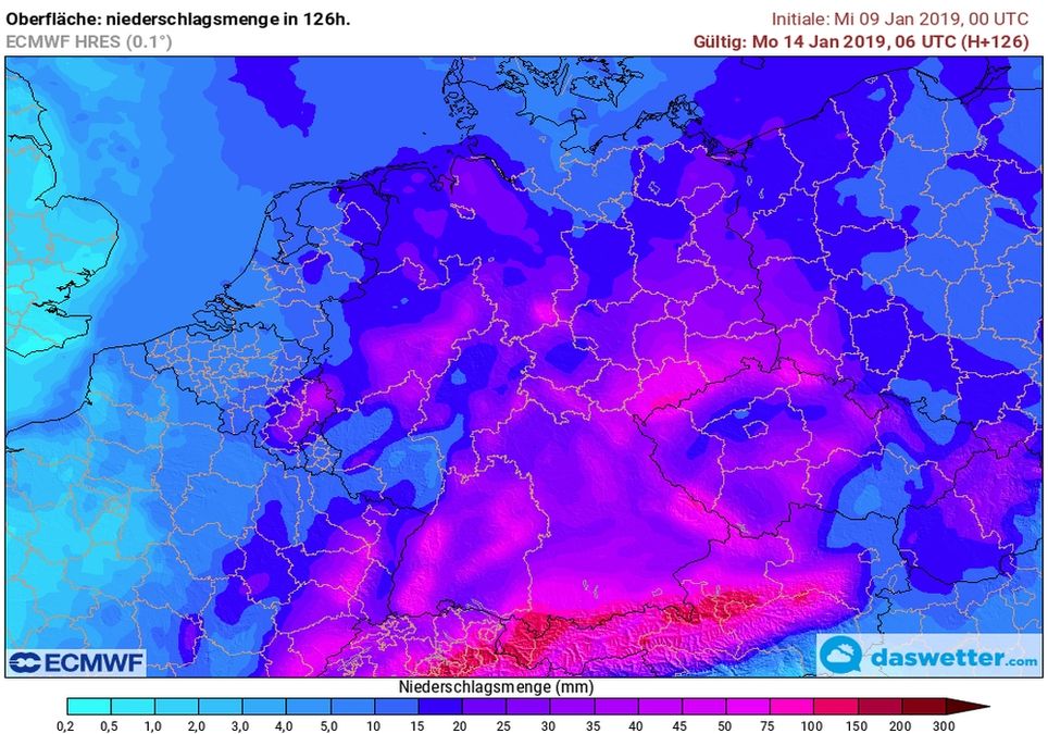 Neuschneekarte Neuschneekarte