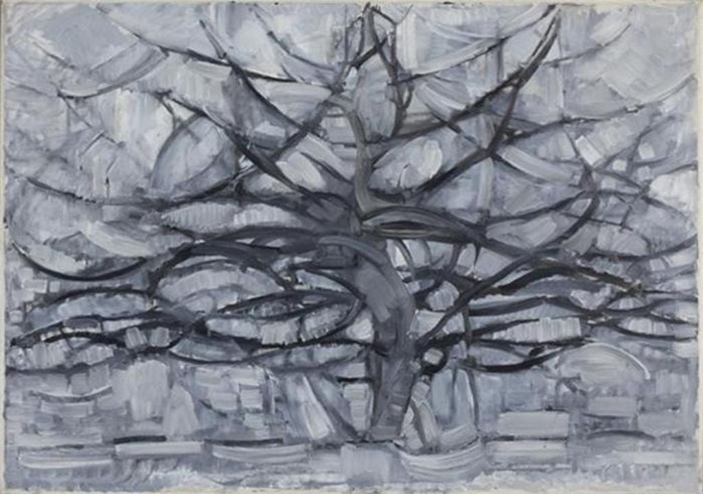 Gray Tree, by Piet Mondrian, 1911.