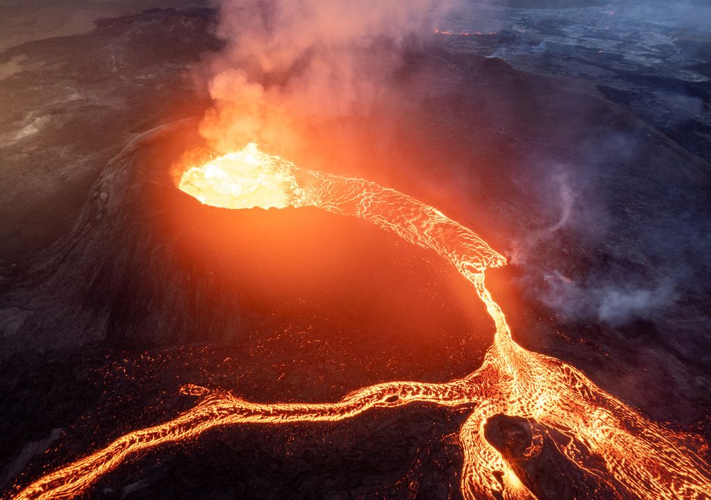 The Fagradalsfjall volcano in Iceland has erupted four times since December