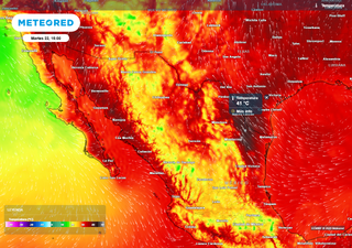 Hoy, 22 de julio, las temperaturas más altas se registrarán en 19 estados del norte y sureste de México: hasta 45 °C