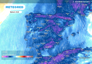 Hoy, 6 de enero, nevar&aacute; en cotas muy bajas en 8 provincias; en estas otras las temperaturas no pasar&aacute;n de los 3 &ordm;C