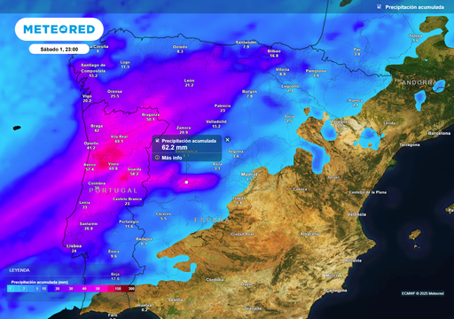 Hoy, Día de Todos los Santos, las lluvias afectarán a media España peninsular: irán remitiendo a esta hora