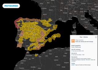 Hoy la borrasca Herminia pone a 16 comunidades en aviso: Galicia la más castigada con avisos rojos