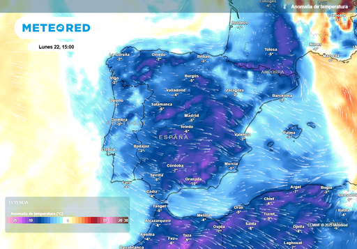 Hoy, lunes 22, se acumular&aacute;n hasta 15 cm de nieve en estas provincias, en otras las temperaturas bajar&aacute;n 10 &ordm;C