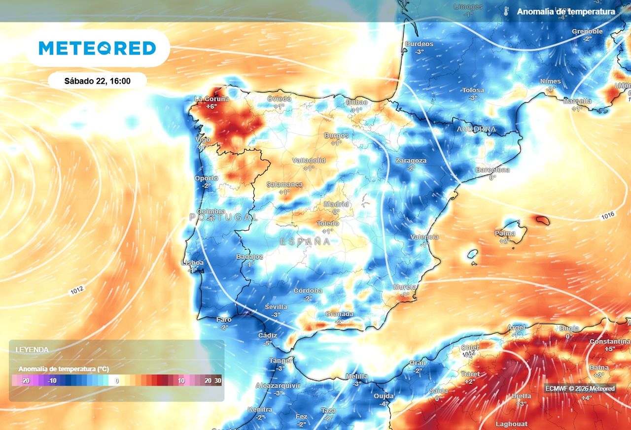 Las temperaturas se mantendrán por debajo de la media en varias comunidades en las horas centrales.