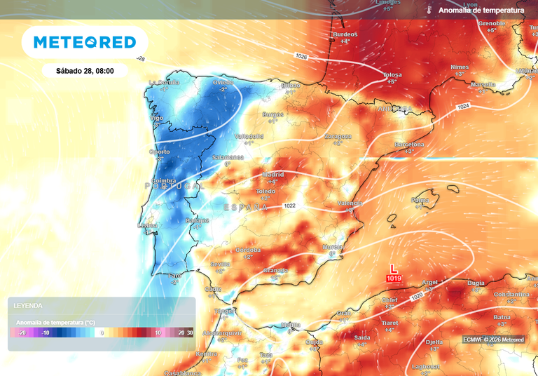 Hoy, viernes 27, habr&aacute; un descenso brusco de las temperaturas en estas 4 comunidades