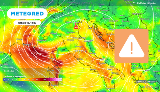 Meteo, confermata la ciclogenesi di sabato 16: nubifragi e burrasca con vento a 80 km/h, "maltempo severo"