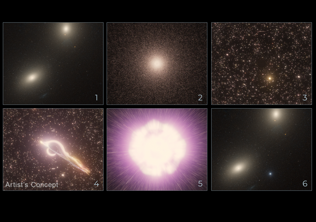 Secuencia estelar de agujero negro deborando una estrella.