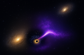 Hubble y Chandra detectan un raro evento cósmico: un agujero negro devorando una estrella