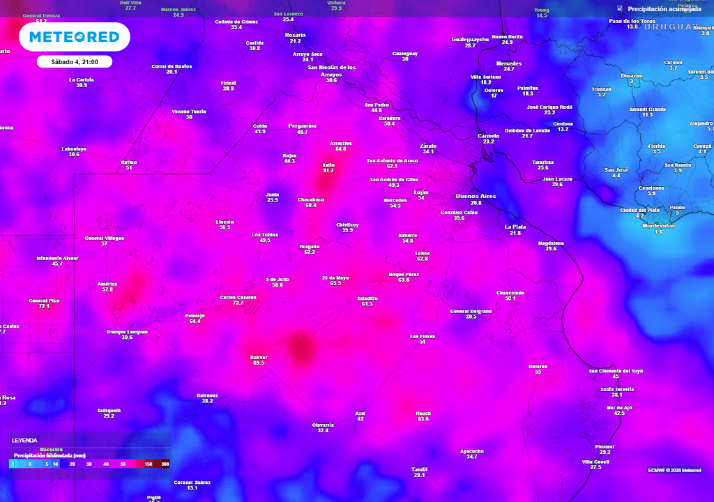 AMBA Buenos Aires humedad nieblas calor tormentas pronóstico tiempo clima SMN Se espera una semana bastante lluviosa en la región central del país.
