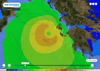 ¿Huracán en el Mediterráneo? El 'medicane' Ianos pone rumbo a Grecia