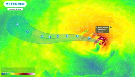 Hurac&aacute;n Lala golpea la Isla Grande de Haw&aacute;i con lluvias torrenciales y vientos huracanados