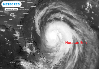 ¿Podrían los restos del que fue el huracán Erin cat. 5 afectar a zonas de la Península la semana venidera cómo borrasca?