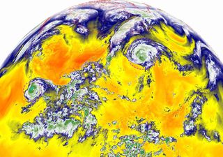 Huracán Olaf, Depresión Tropical Mindy y Huracán Larry