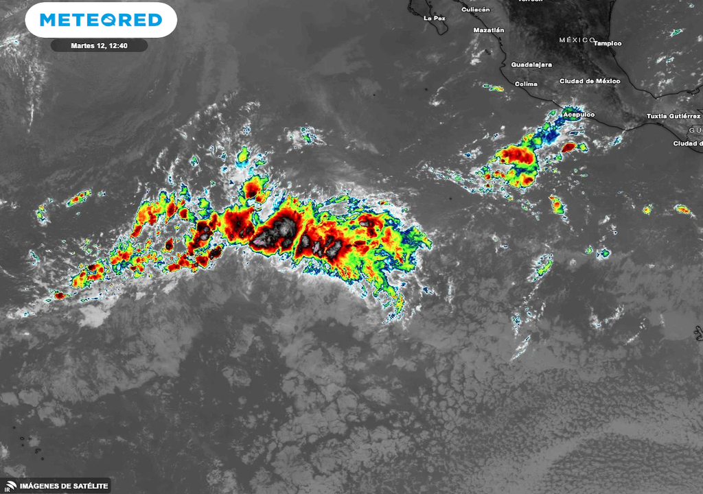 Zona de inestabilidad en el Pacífico