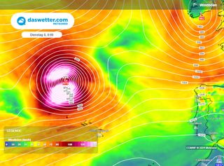 Hurrikan Kirk nimmt Kurs auf Deutschland. Unsere Wetterkarten zeigen nächste Woche eine brisante Sturmentwicklung