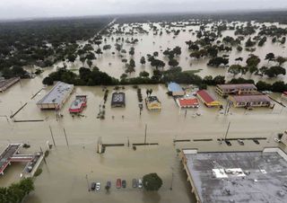 Hurrikan Harvey hinterlässt Spuren in Houston