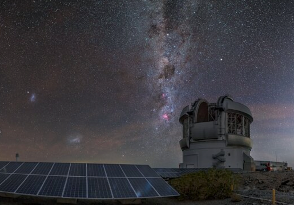 telescópio Gemini Sul