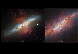 I venti galattici svelano un processo di continua formazione di idrocarburi nel nucleo della galassia M82