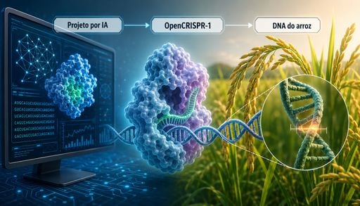 IA edita genes do arroz: ferramenta pode acelerar busca por variedades mais resistentes