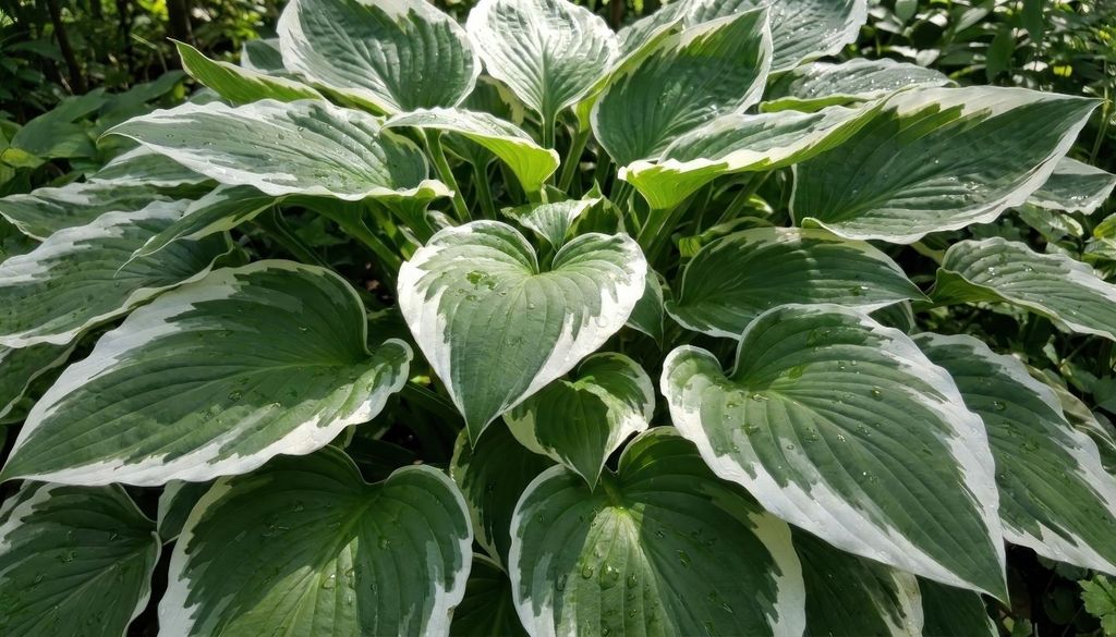 plantas Con su follaje super denso, la hosta requiere sombra luminosa y tierra fresca para lucir sus hojas matizadas.