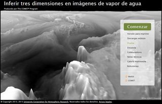 Identificación satelital de estructuras: inferir tres dimensiones en imágenes de vapor de agua