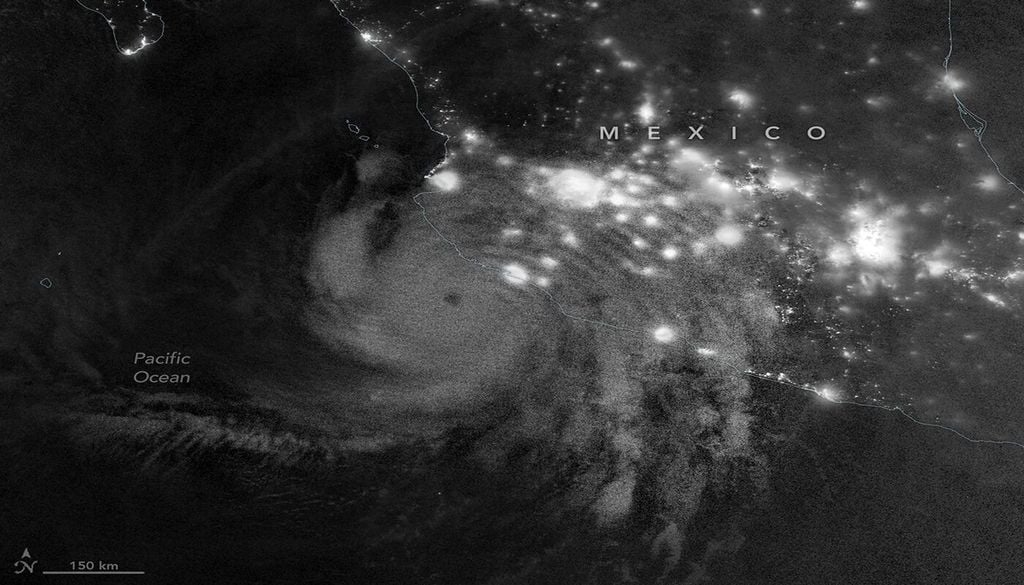 Imagen del satélite NOAA-21. NASA Earth Observatory/Michala Garrison