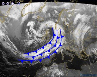 Identificando frentes desde imágenes de satélite. Parte -I