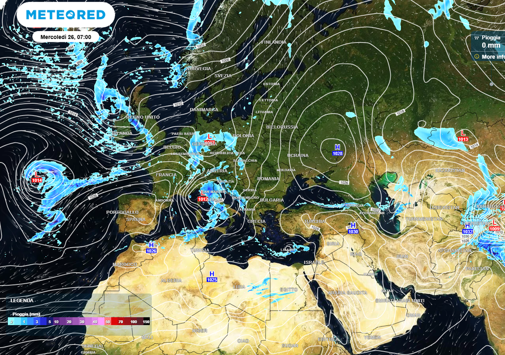 Anticiclone di blocco.