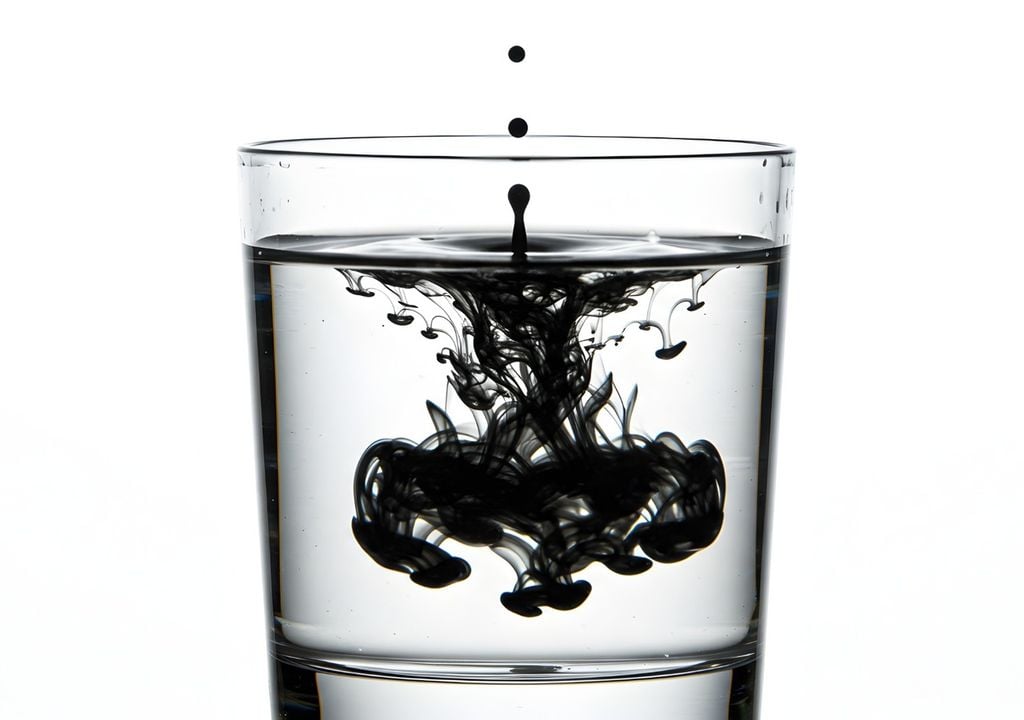 una goccia di inchiostro che cade in un bicchiere d’acqua in pochi istanti si espande fino a colorare tutta l’acqua in modo uniforme.