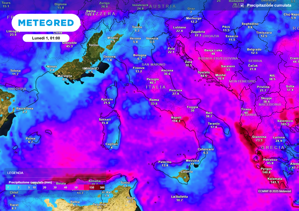 Precipitazione cumulata