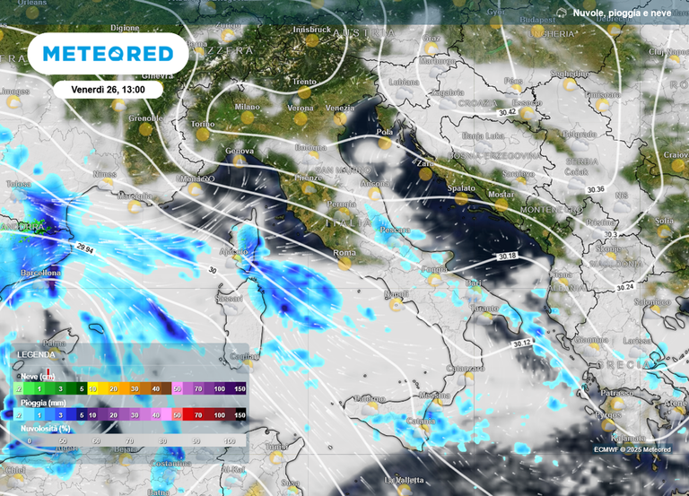 Il meteo in Italia da Santo Stefano a Capodanno 2026: gli ultimi aggiornamenti