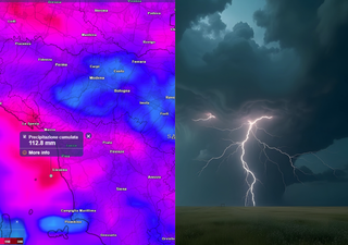 Allerta meteo: temporali imminenti in 7 regioni, poi da martedì arriva una vasta perturbazione con maltempo diffuso
