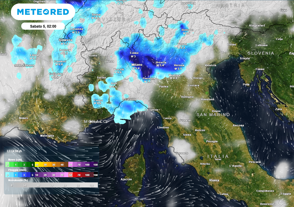 Una perturbazione atlantica potrebbe portare piogge e aria più fresca a partire dal 5 luglio