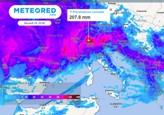 Il tempo in Italia questa settimana: arriva forte maltempo al nord con tanti temporali, più stabile al centro sud