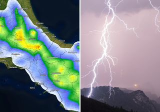 Nelle prossime ore e domani ancora forti temporali in Italia, allerta meteo in 8 regioni. Come sarà il fine settimana?