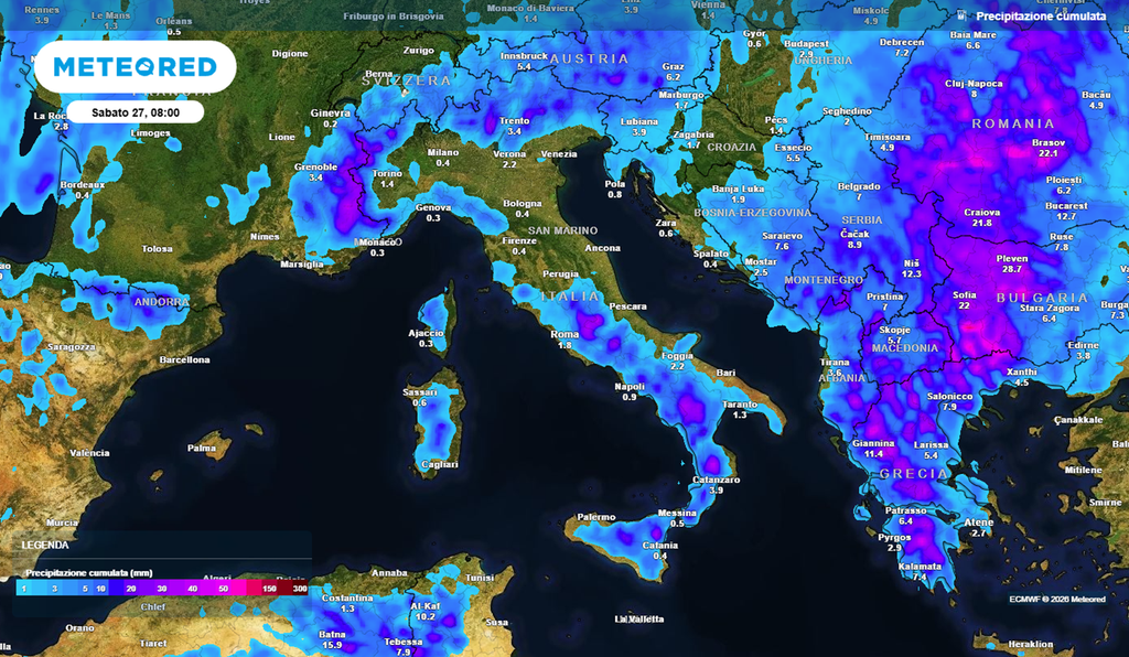 Aumenta il rischio pioggia nel pomeriggio Non solo Alpi e Prealpi: occhio all'Appennino centro-meridionale